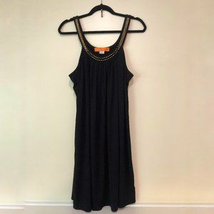 Cynthia Steffe Black Dress with Gold Metal Detail